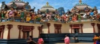 Where & when to walk in the opposite direction in the temple?